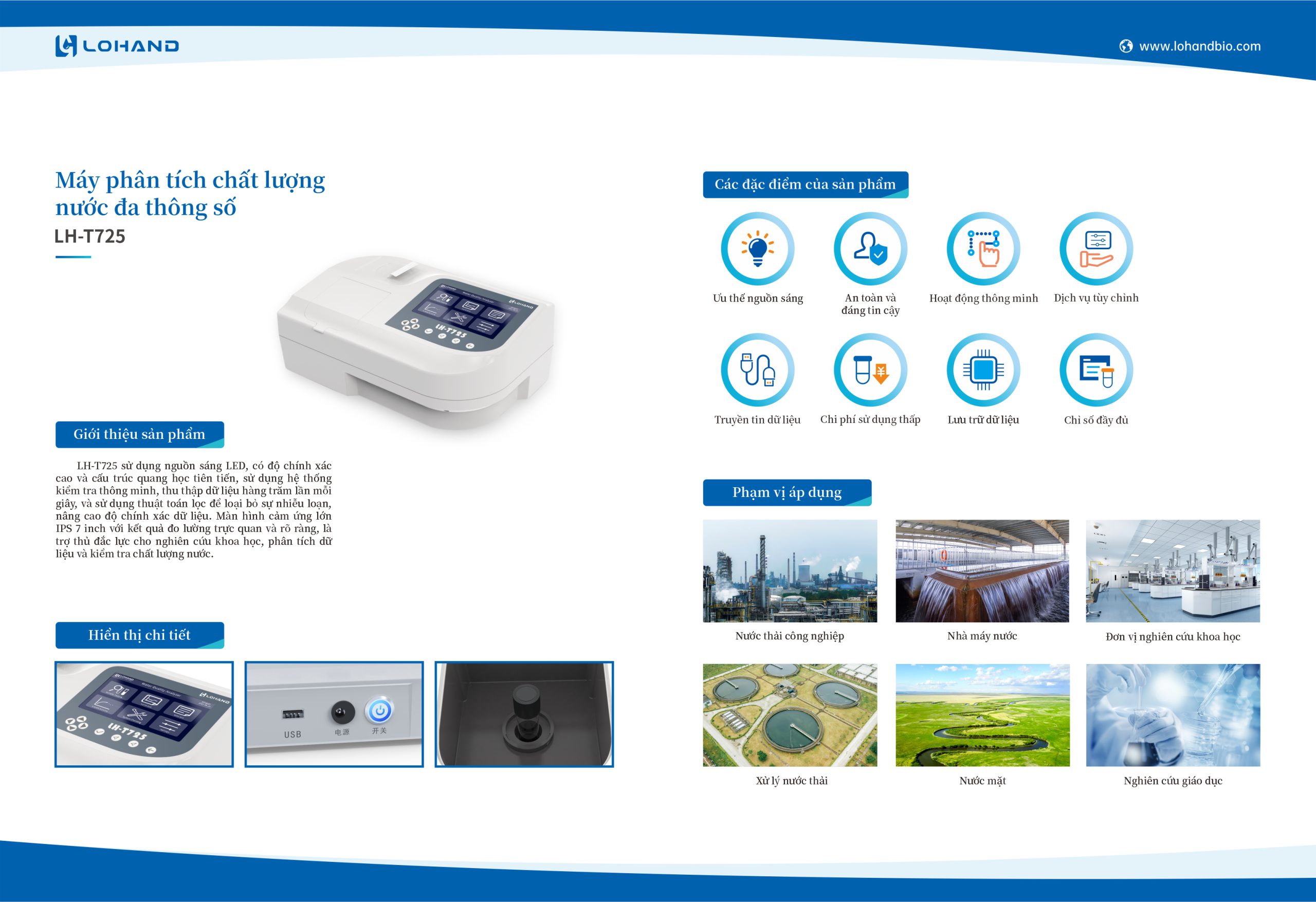 máy phân tích chất lượng nước